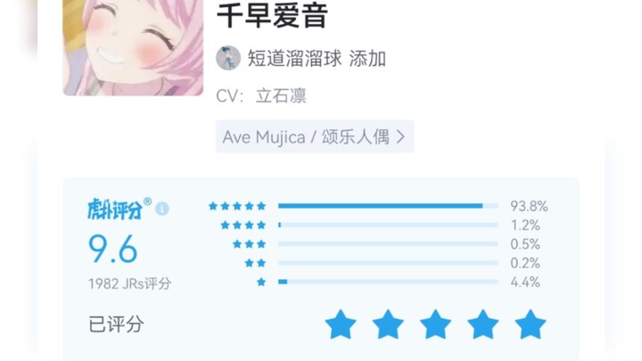 颂乐人偶角色评分（虎扑）