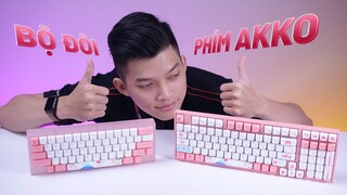 Phím hồng thay chậu bông - AKKO 3098B TOKYO WORLD TOUR R2 và AKKO ACR59 PINK!!!