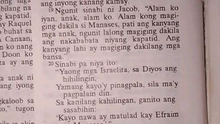 Pang Araw Araw na Talata.               Genesis 48:20-22
