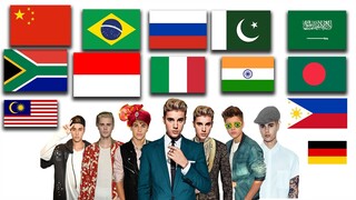 Justin Bieber Different Language Meme competition