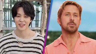 BTS' Jimin REACTS to Ryan Gosling Gifting His Barbie Guitar