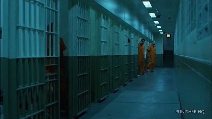 the punisher prison fight scene