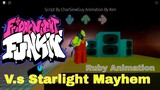 Roblox V.s Starlight Mayhem FNF |Ruby Animation Showcase|