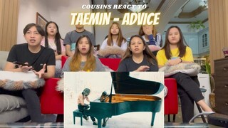 COUSINS REACT TO TAEMIN 태민 'Advice' MV