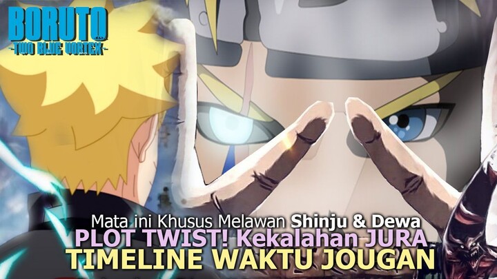 BORUTO PUTAR BALIK WAKTU PAKE JOUGAN UNTUK KALAHKAN JURA - BORUTO TWO BLUE VORTEX