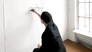Một bức tranh được hoàn thành chỉ bằng một nét vẽ. Đây là loại kỹ thuật vẽ ma thuật gì vậy? ! (Khác 