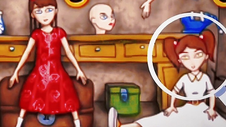 Which doll is the little girl pretending to be?