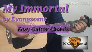 My Immortal - Evanescene Easy Guitar Chords (Guitar Tutorial)