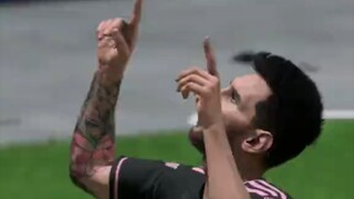 messi cetak gol salto