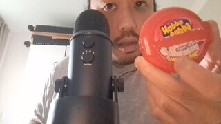 ASMR EATING GUM CHEWING & MIC BRUSHING ✨