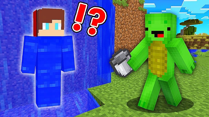 JJ Pranked Mikey as Water in Minecraft - Maizen