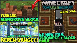 NEW! Update MCPE 1.18.30.27 | 46 ITEM + BLOCK Terbaru Mangrove Wood, Goat Horn | Download MCPE 1.18