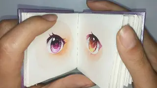 сђљWatercolor hand-paintedсђЉA book full of eyes, which one do you like?