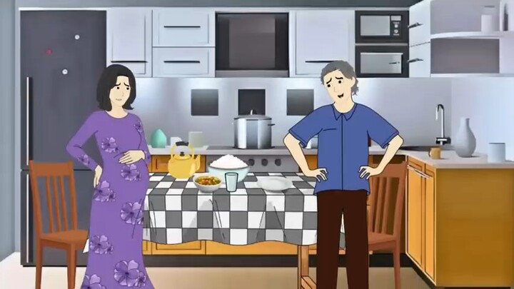 SUAMI TEGA MENCERAIKAN ISTRINYA YANG HAMIL TUA DAN PERGI BERSAMA JANDA MUDA || ANIMASI AZAB