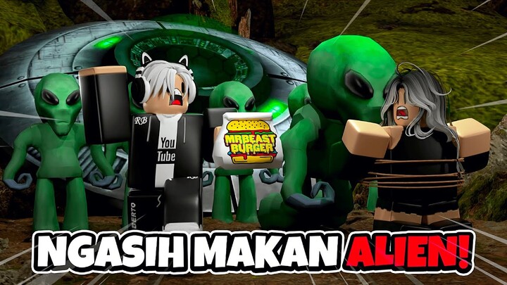 KACAU! KALI INI KITA NGANTER BURGER KE ALIEN??? 👽😱👽 | Roblox Indonesia