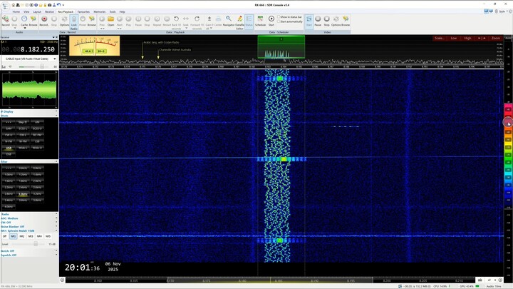 8183.5 Khz  -Number Station. Enigma ID -F07. Russia-Moscow