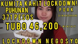 LOCKDOWN NEGOSYO! Pork Dinakdakan. Maliit na puhunan TUBO 46K with Complete Costing