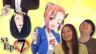 PREPARING FOR THE FESTIVAL! Kaguya-sama: Love is War Season 3 Ep 7 REACTION! (Anime Reaction/Review)