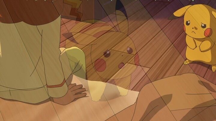 Pikachu got jealous and went to sleep with his mother. It seems that mothers are the best. Mothers i