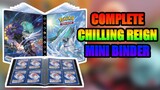 *COMPLETE CHILLING REIGN MINI BINDER* Chilling Reign Pokemon Cards Opening