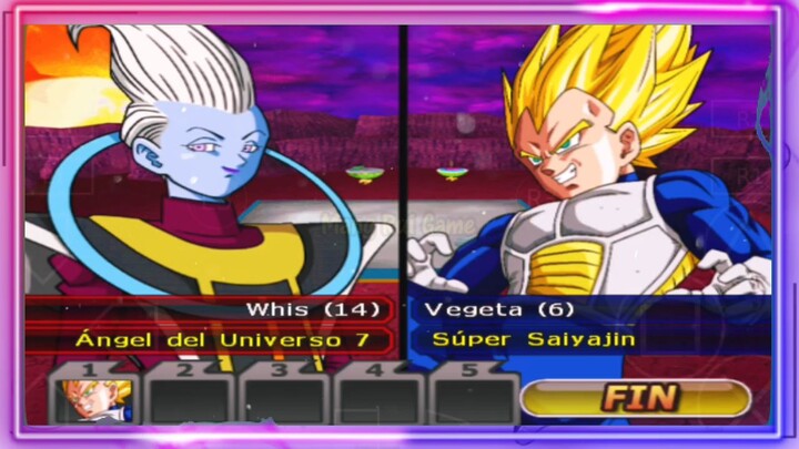 Whis Angel Universe 7 VS Vegeta Super Saiyajin - DB MOD ANDROID GAMEPLAY