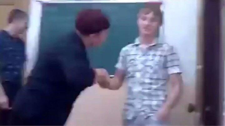 When the teacher sees a student who hasn’t attended class for a whole year!!