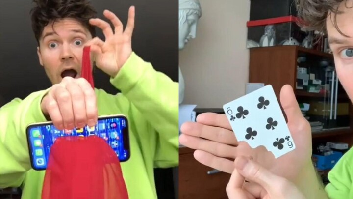 لا ترمش! أُعلّمك بضعة خدع سحرية بسيطة جدًا، وبمجرد تعلمها ستخدع أصدقاءك على الفور!