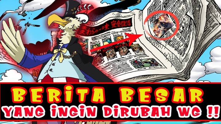 BERITA YANG INGIN DIRAHASIAKAN OLEH CHIPER POL !! ONE PIECE CHAPTER 956