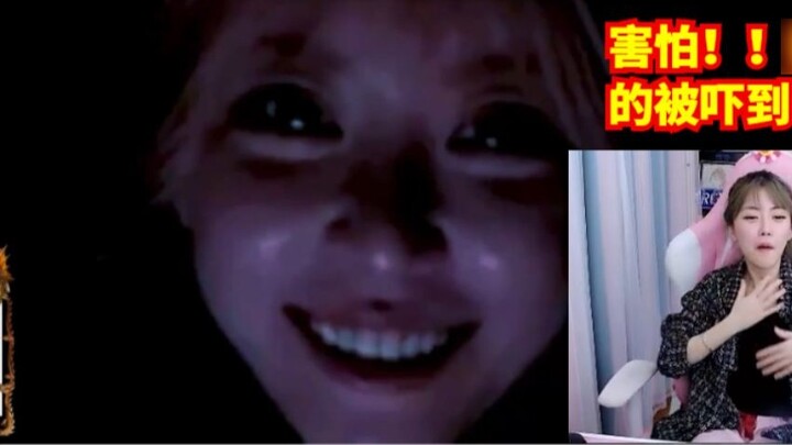 Sister Zhou watched her own horror video "Zhou Yuan": I was really scared!
