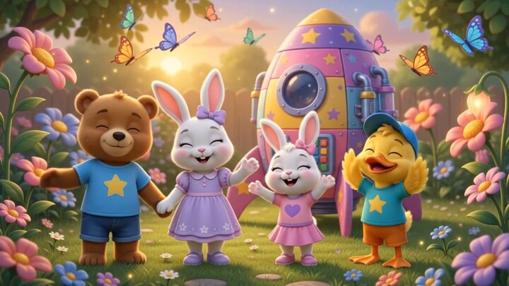 Foguete da Amizade — Desenho Infantil e Canção para Crianças | A Turminha