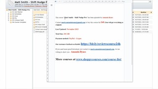 Matt Smith – Shift Nudge Pro
