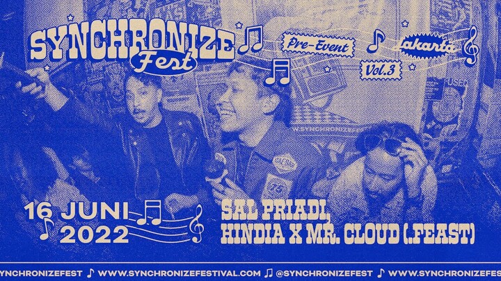 #PreEventSF #SynchronizeFest Vol 3: Sal Priadi, Hindia x Mr.Cloud (.Feast) 🔥