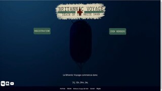 🔴 Britannic Voyage RPG 2024 ( Episode 00 ) - Réservation De La Cabine