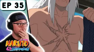 I Can't Believe Naruto Did THAT to Jiraiya?! With Only 4 Tails?! Naruto Shippuden Ep 35 REACTION