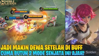 SETELAH DI BUFF BEATRIX JADI MAKIN OP - CUKUP PAKAI 2 MODE SENJATA INI BISA AUTO WIN! MOBILE LEGENDS