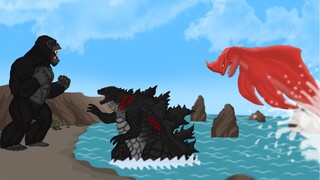 GODZILLA VS KONG VS RED BLUSTER