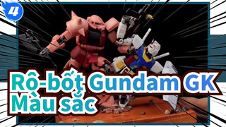 [Rô-bốt Gundam GK] Chiến đấu! Cảnh GK màu sắc của Rô-bốt Gundam vẽ bằng bút mực_4