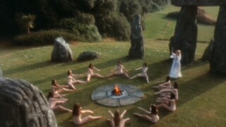 1973 "The Heretic & The Wicker Man" Witch Ritual Weird Scene