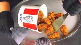 Stir-fry the Kentucky Fried Chicken Wing to make ice cream