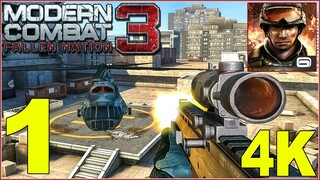 Modern Combat 3 Fallen Nation Mission 1 Operation Blockbuster Android Gameplay Walkthrough Part 1