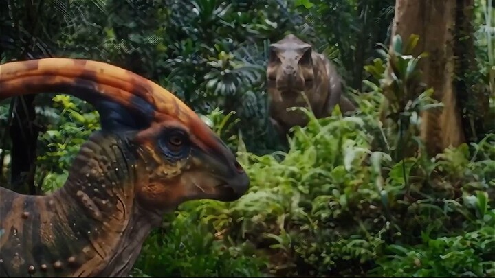 PARASAUROLOPHUS RAN INTO A CAVE… BUT THE T-REX FOLLOWED!