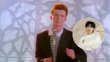 Lucu|Cover Lagu Rick Astley