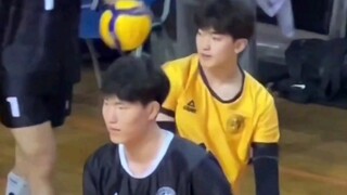 The screen is full of handsome volleyball boys.
