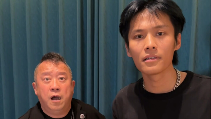 我弟害怕了