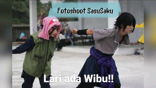 Teteh Sunda fotoshoot cosplay edisi SasuSaku couple !! 😉