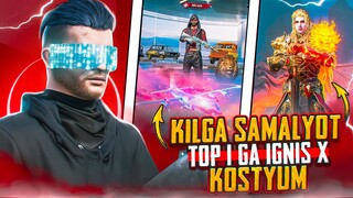 😱KIL UCHUN PP SAMALYOT V A TOP 1 GA IGNIS X KOSTYUMI|🔥AJOYIB CHELLENJ BAJARDIM