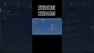 AULUS BEST BUILD 2023 #shorts #mlbb