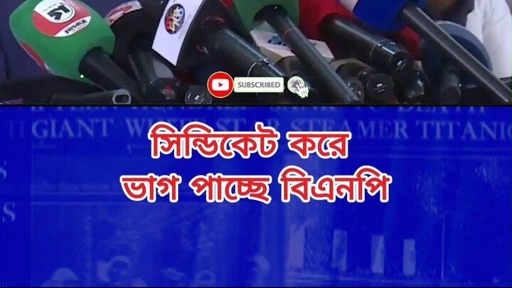 সিন্ডিকেট করে ভাগ পাচ্ছে বিএনপি