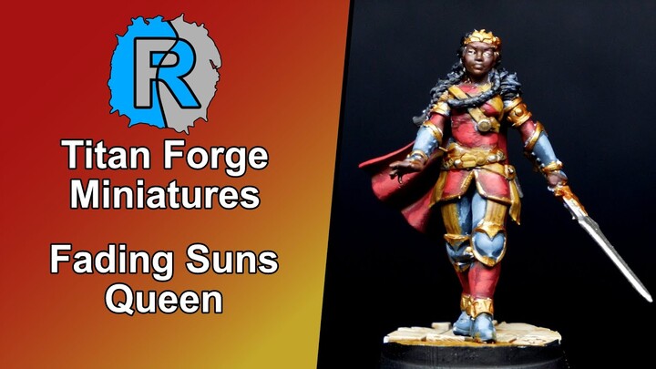 Fading Suns - Queen - Titan Forge Miniatures | RPG Miniature | 3D Printed