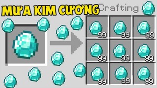 THỬ THÁCH SINH TỒN TRONG THẾ GIỚI MƯA VẬT PHẨM DO BẠN FAN TẠO RA !! *MƯA KIM CƯƠNG VÔ HẠN*